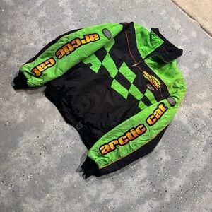Arctic Cat Men's Green and Black Jacket